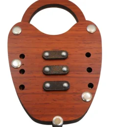 Alpha Lock ? Brain Teaser Wooden Puzzle