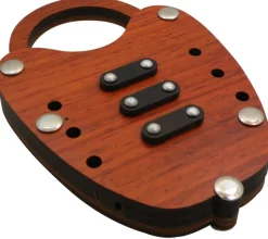 Alpha Lock ? Brain Teaser Wooden Puzzle