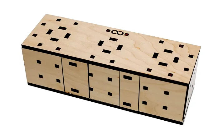 Altair 27 Steps Wooden Puzzle Box IQ Logic 3D Puzzle