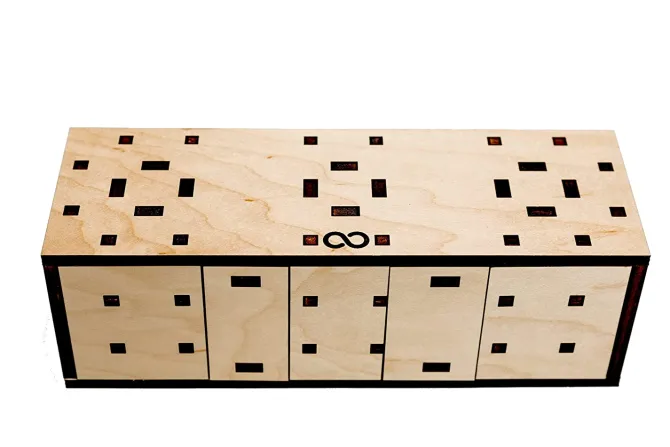 Altair 27 Steps Wooden Puzzle Box IQ Logic 3D Puzzle