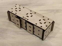 Altair 27 Steps Wooden Puzzle Box IQ Logic 3D Puzzle