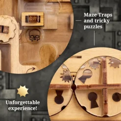 A-Maze-ing Safe - Marble Run IQ Escape Puzzle Box by iDventure