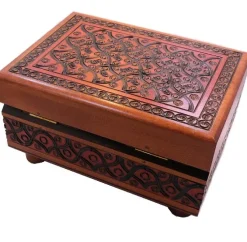 Artistic Carved - Secret Wooden Puzzle Box