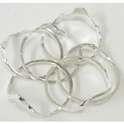 6 Band Sterling Silver Puzzle Ring