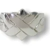 4 Band X Style Sterling Silver Puzzle Ring