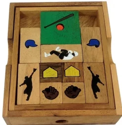 Baseball Field - Wooden Puzzle Brain Teaser