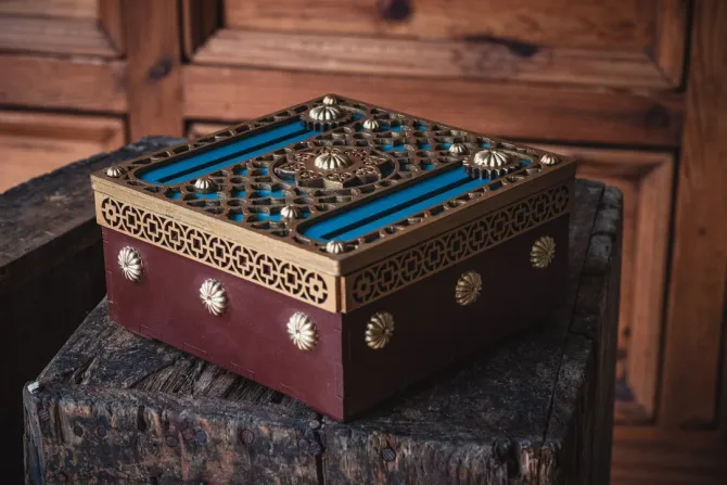 Blue Dragon Box- Secret Wooden Puzzle Box By Constantin