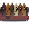 6 Bottles (Flaschenzug) - Wooden Puzzle Brain Teaser