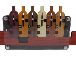 6 Bottles (Flaschenzug) - Wooden Puzzle Brain Teaser