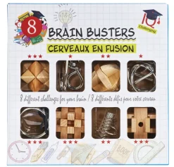 Brain Busters - 8 Brain Teasers Puzzle Set