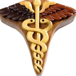 Caduceus - Secret Wooden Puzzle Box