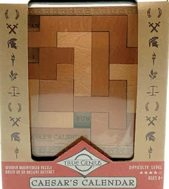 Caesar's Calendar - IQ Brain Teaser Wooden Puzzle
