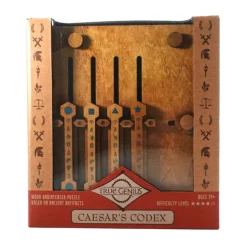 Caesar's Codex True Genius Wooden Brainteaser Puzzle Box