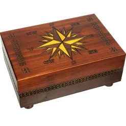 Cartography Secret Wooden Puzzle Box