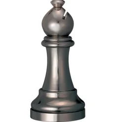 Cast Chess Bishop Black - Hanayama Metal Puzzle