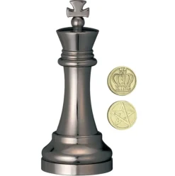 Cast Chess King Black - Hanayama Metal Puzzle