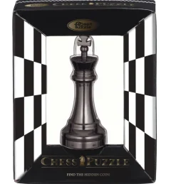 Cast Chess King Black - Hanayama Metal Puzzle