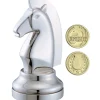 Cast Chess Knight Silver - Hanayama Metal Puzzle
