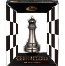 Cast Chess Queen Black- Hanayama Metal Puzzle