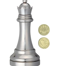 Cast Chess Queen Silver - Hanayama Metal Puzzle