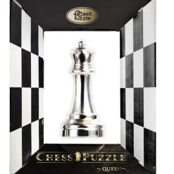 Cast Chess Queen Silver - Hanayama Metal Puzzle