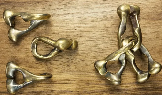 Cast Trinity - Hanayama Metal Puzzle