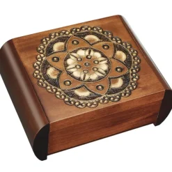 Chakra Flower Secret Wooden Puzzle Box