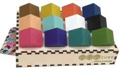 Chroma Cube Logic Game Puzzle with 25 Card Puzzles for Adults, IQ Game, Award Winning Brain Teaser