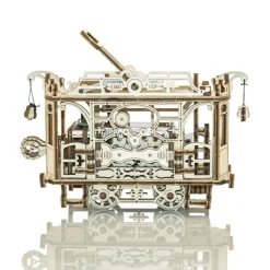 City Train With Rails - 3D Mechanical, Engineering Self-Assembled Puzzle