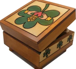 Claddaugh - Secret Wooden Puzzle Box