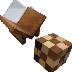 Complex Cube - Brain Teaser Wooden Puzzle