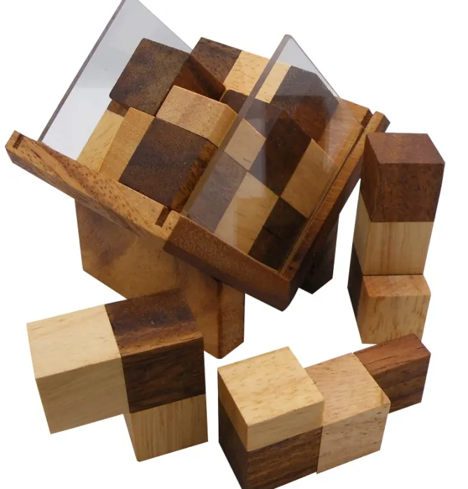 Complex Cube - Brain Teaser Wooden Puzzle