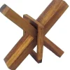 Crazy X - Brain Teaser Wooden Puzzle