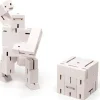 Cubebot Ninja White - 3D Wooden Brainteaser Puzzle