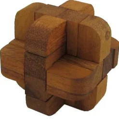 Cut Diamond - Wooden Puzzle Brain Teaser