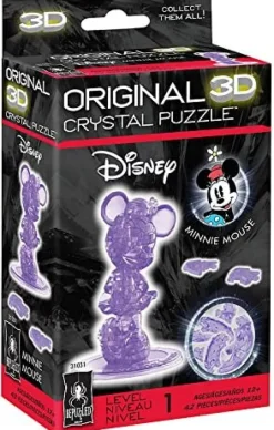 3d Crystal Puzzle Minnie Mouse 2nd Edition - Purple