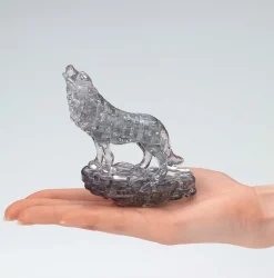 3d Crystal Puzzle Wolf - Black Color