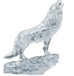 3d Crystal Puzzle Wolf - Clear Color