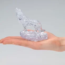 3d Crystal Puzzle Wolf - Clear Color