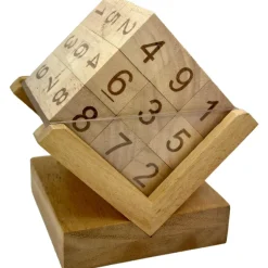 3D Wooden SUDOKU Cube Puzzle / Game