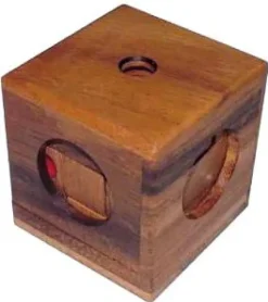 Dice Cube - 3D Wooden Brain Teaser Puzzle