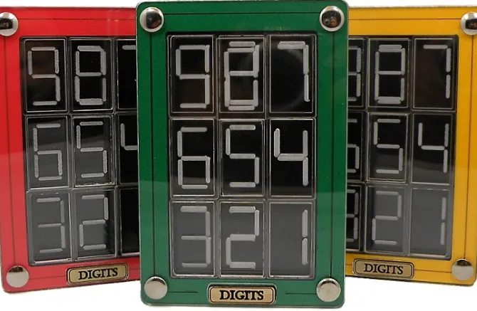 Digits - Math Brainteaser Wooden Puzzle
