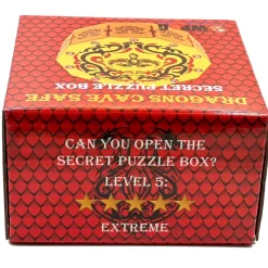 Dragons Cave Safe Puzzle Box - Money Gift Giving IQ Secret Box