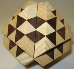 Dual Tetrahedron 6 - Wooden Puzzle Brain Teaser
