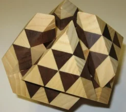 Dual Tetrahedron 6 - Wooden Puzzle Brain Teaser