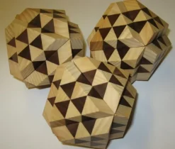 Dual Tetrahedron 6 - Wooden Puzzle Brain Teaser