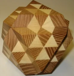 Dual Tetrahedron 6 - Wooden Puzzle Brain Teaser