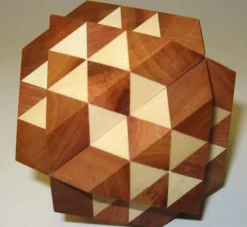 Dual Tetrahedron 6 - Wooden Puzzle Brain Teaser