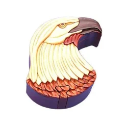 Eagle Head Secret Wooden Puzzle Box