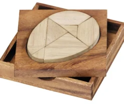 Egg Tangram - Wooden Brain Teaser Puzzle
